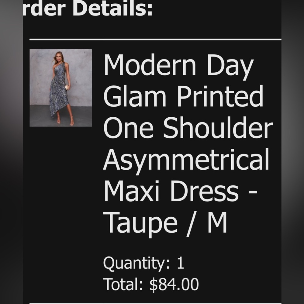 Vici Black and Tan Asymmetrical Cut Out Sundress - Picture 2 of 2